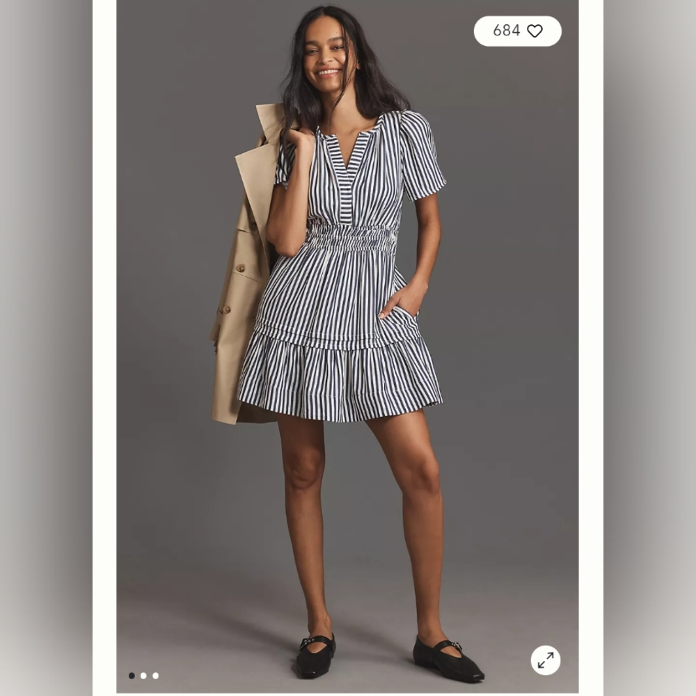 Anthropologie The Somerset Mini Dress Size MP